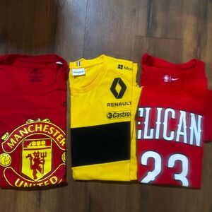 (3) Le Coq Sportif , nike men’s shirts m,l